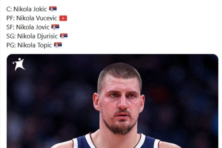 美媒:叫尼古拉有助于进入NBA😂你觉得这个尼古拉阵容怎么样?